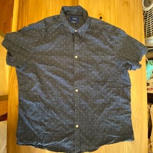 Apt. 9 XL Blue and White Stars Button Down